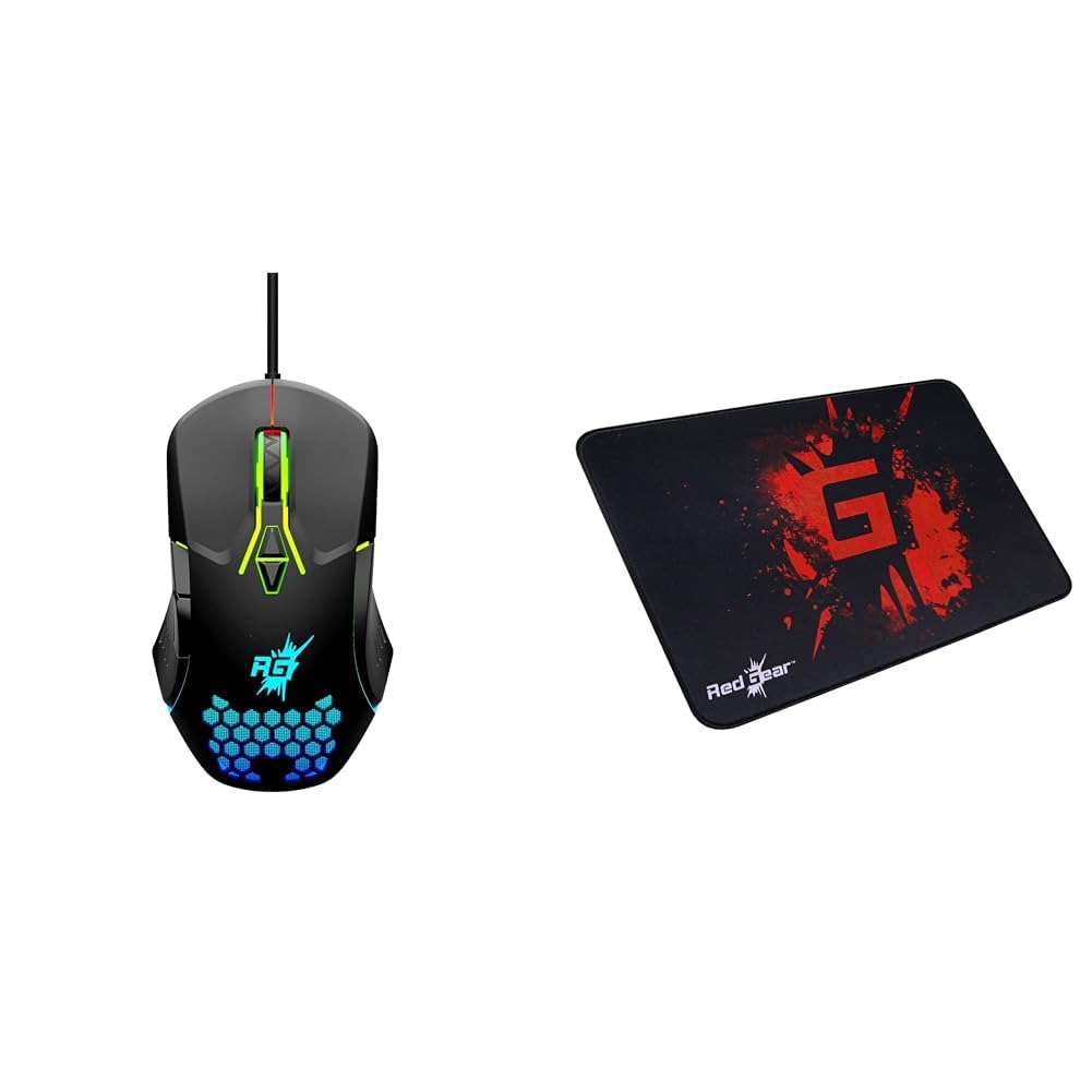 Redgear A-15 Wired RGB Gaming Mouse (6400 DPI)
