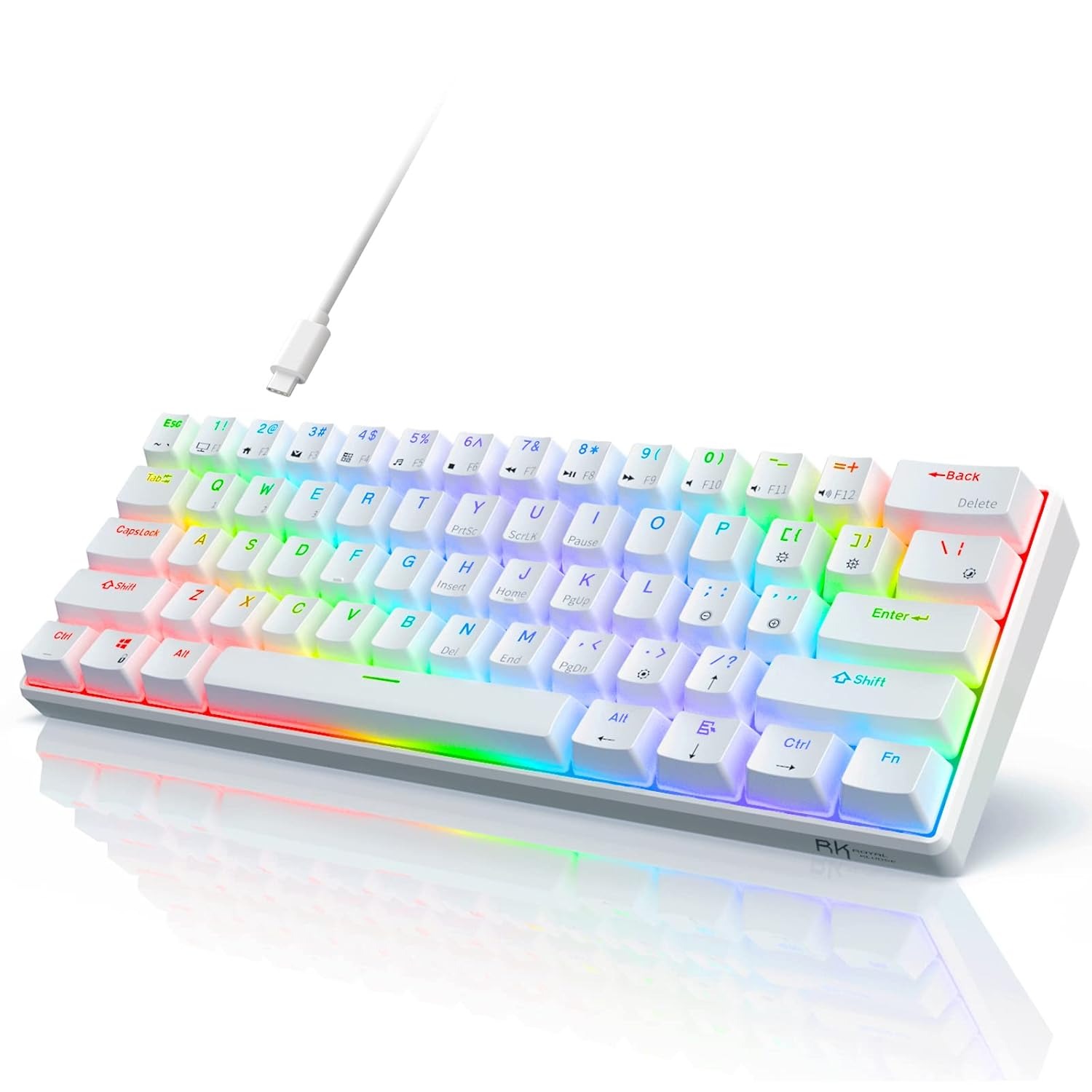 RK Royal Kludge RK61 Wired 60%