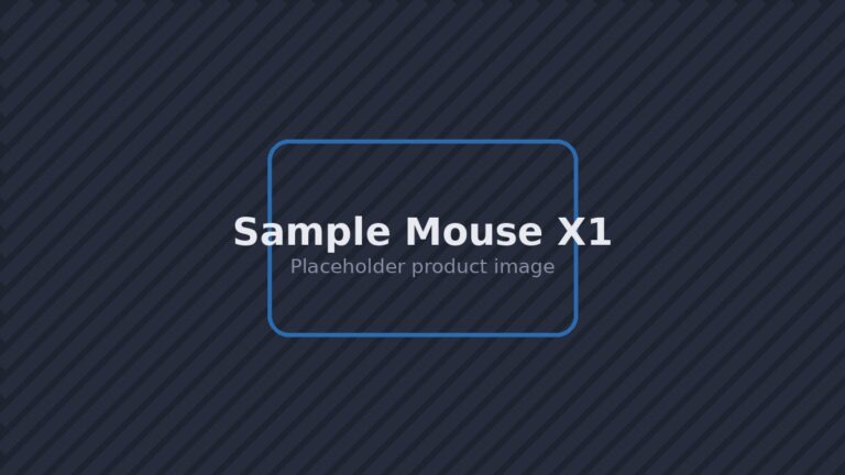 Sample Mouse X1 placeholder product image