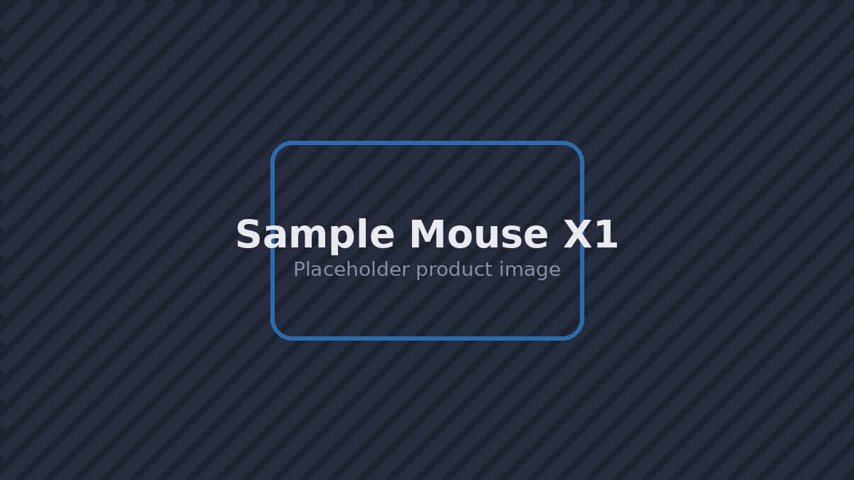 Sample Mouse X1 placeholder product image