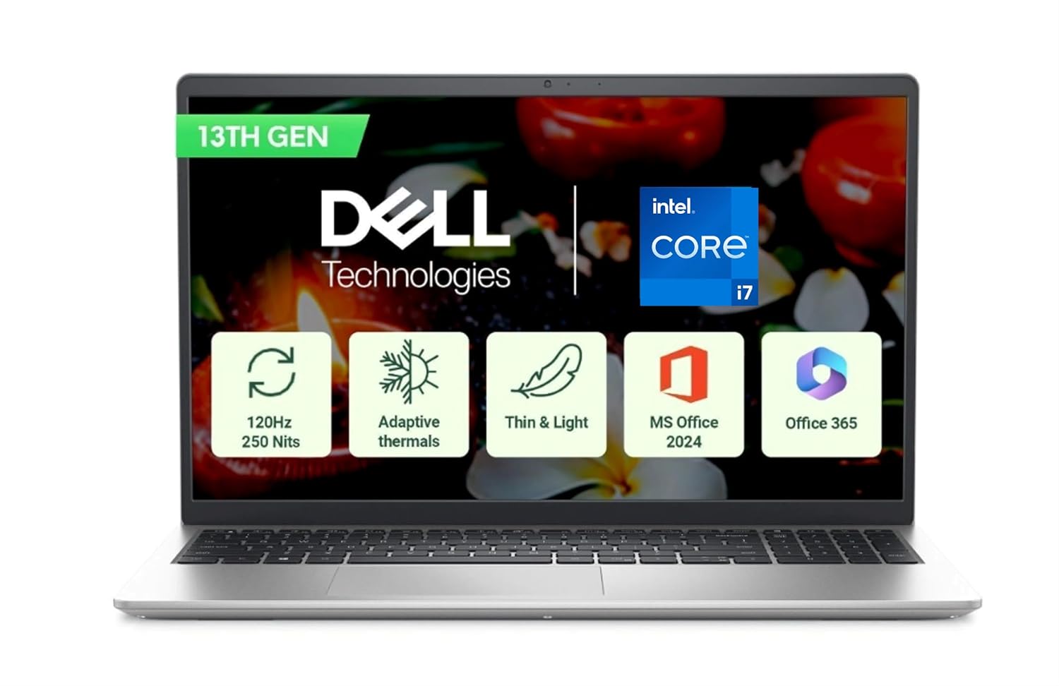 Dell 15 (Core i7-1355U, 16GB RAM, 512GB SSD)